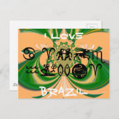 Horizontale Postkartenvorlage Postkarte (Vorne/Hinten)