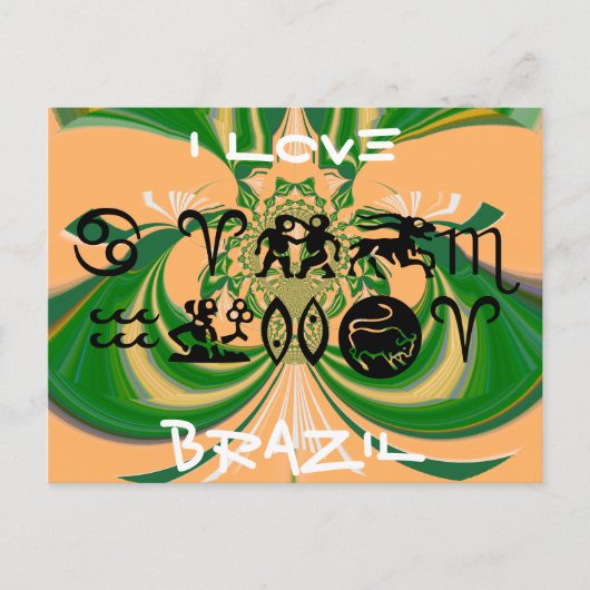 Horizontale Postkartenvorlage Postkarte (Vorderseite)