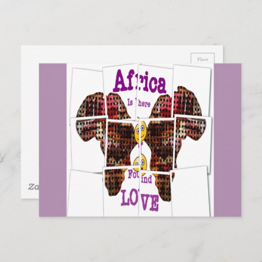 Horizontale Postkartenvorlage Postkarte (Vorne/Hinten)