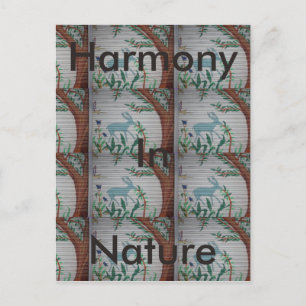 Horizontale Postkartenvorlage Postkarte