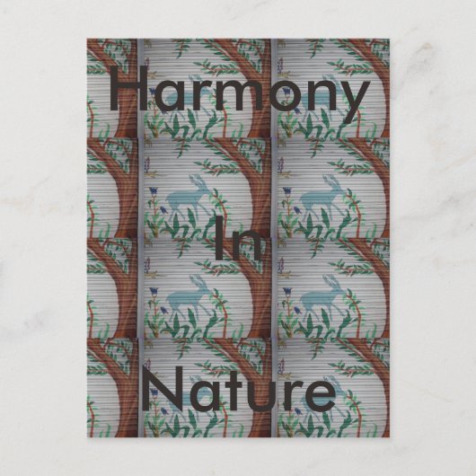 Horizontale Postkartenvorlage Postkarte (Vorderseite)