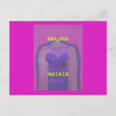 Horizontale Postkartenvorlage Postkarte (Vorderseite)