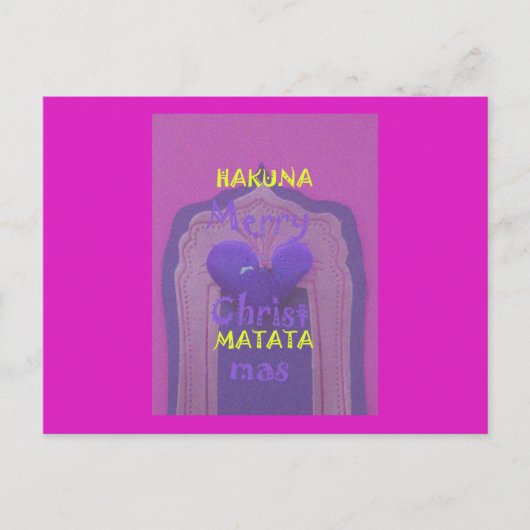 Horizontale Postkartenvorlage Postkarte (Vorderseite)