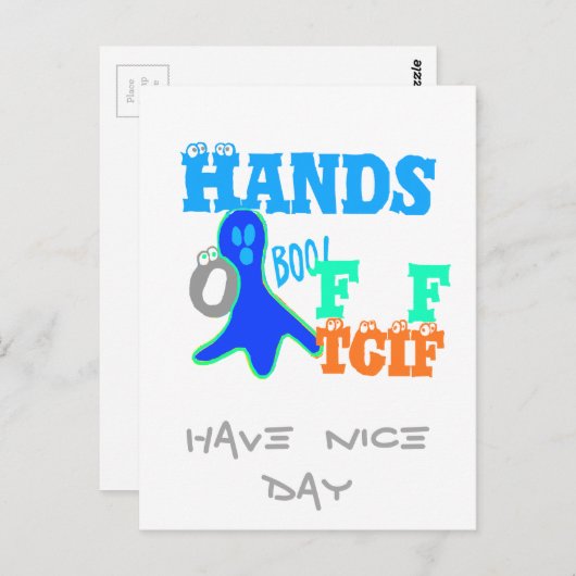 Horizontale Postkartenvorlage Postkarte (Vorne/Hinten)