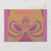 Horizontale Postkartenvorlage Postkarte (Vorderseite)