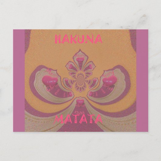 Horizontale Postkartenvorlage Postkarte (Vorderseite)