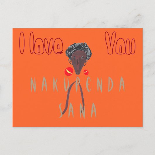 Horizontale Postkartenvorlage Postkarte (Vorderseite)