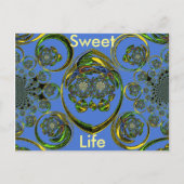 Horizontale Postkartenvorlage Postkarte (Vorderseite)