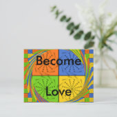 Horizontale Postkartenvorlage Postkarte (Stehend Vorderseite)