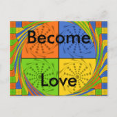 Horizontale Postkartenvorlage Postkarte (Vorderseite)