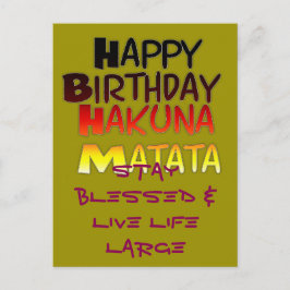 Horizontale Postkartenvorlage Postkarte