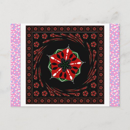 Horizontale Postkartenvorlage Postkarte (Vorderseite)