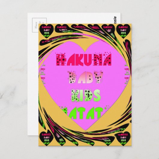 Horizontale Postkartenvorlage Postkarte (Vorne/Hinten)