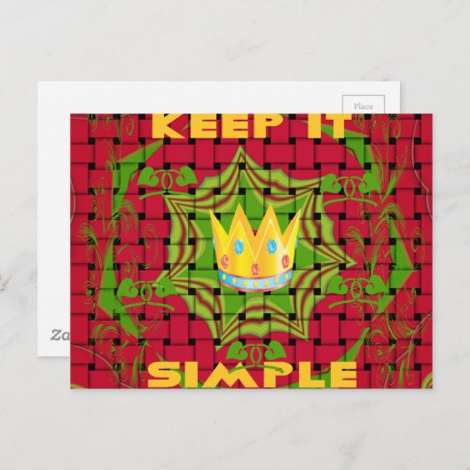 Horizontale Postkartenvorlage Postkarte (Vorne/Hinten)