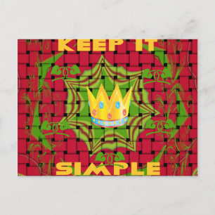 Horizontale Postkartenvorlage Postkarte