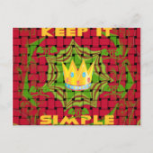 Horizontale Postkartenvorlage Postkarte (Vorderseite)