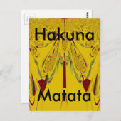 Horizontale Postkartenvorlage Postkarte (Vorne/Hinten)