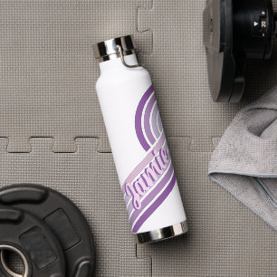 Horizontale Retro-Personalisierte Namens-Wasserfla Trinkflasche
