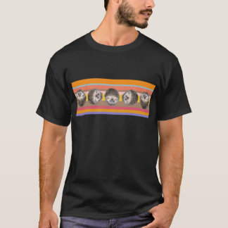 Horizontale Rolle Hedgie T-Shirt
