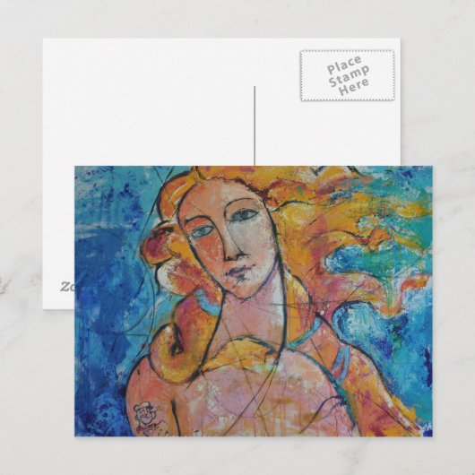 Horizontale Schönheitskarte Postkarte (Vorne/Hinten)