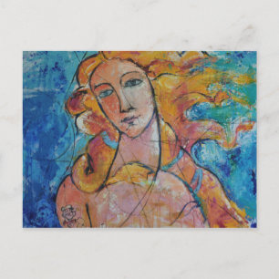 Horizontale Schönheitskarte Postkarte