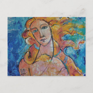 Horizontale Schönheitskarte Postkarte