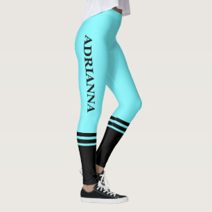 Horizontale schwarze Streifen   Name   Electric Bl Leggings