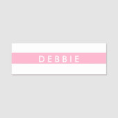 Horizontale Streifen aus individuelle Name, rosa u Namensschild (Vorderseite)