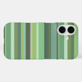 Horizontale Streifen aus Olivengrün Case-Mate iPhone Hülle (Rückseite (Horizontal))