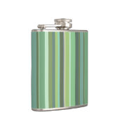 Horizontale Streifen aus Olivengrün Flachmann (Rechts)