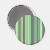 Horizontale Streifen aus Olivengrün Magnet (Vorderseite/Rückseite)