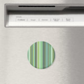 Horizontale Streifen aus Olivengrün Magnet (In Situ (Geschirrspüler))