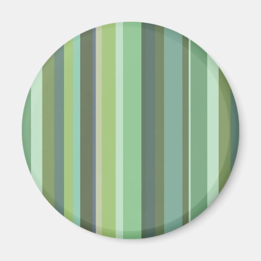 Horizontale Streifen aus Olivengrün Magnet (Vorne)