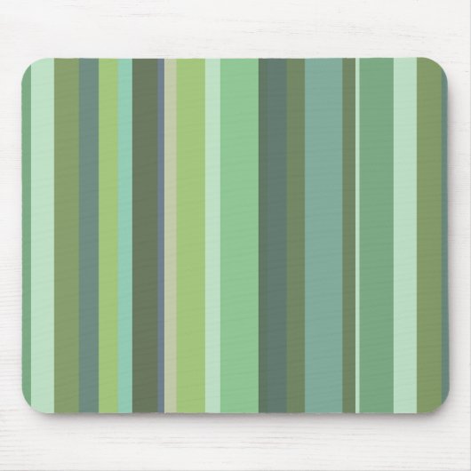 Horizontale Streifen aus Olivengrün Mousepad (Vorne)