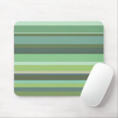 Horizontale Streifen aus Olivengrün Mousepad (Mit Mouse)