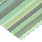 Horizontale Streifen aus Olivengrün Tischdecke (Schrägansicht)