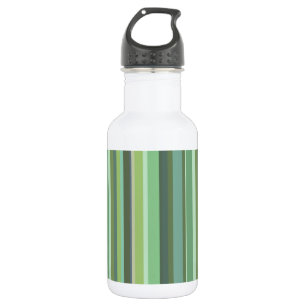 Horizontale Streifen aus Olivengrün Trinkflasche