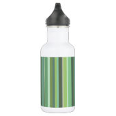 Horizontale Streifen aus Olivengrün Trinkflasche (Rechts)