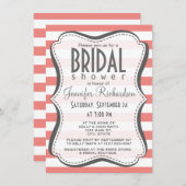 Horizontale Streifen Einladung (Vorne/Hinten)