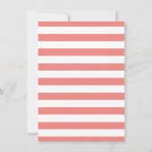 Horizontale Streifen Einladung (Rückseite)