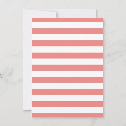 Horizontale Streifen Einladung (Rückseite)