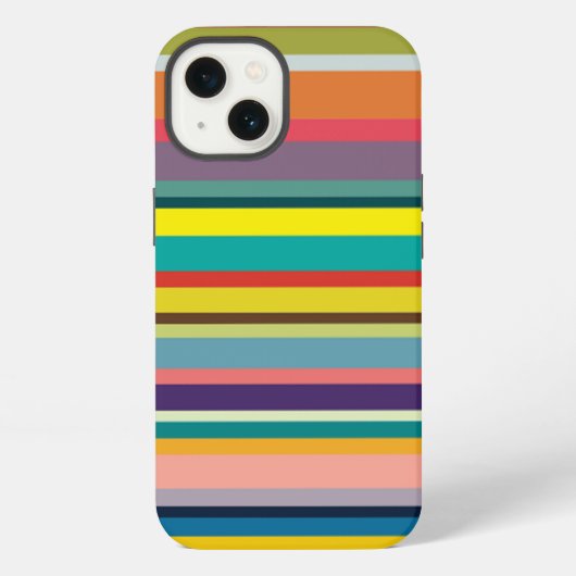 Horizontale Streifen iPhone Hülle (Rückseite)