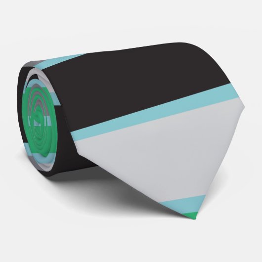 Horizontale Streifen Krawatte (Gerollt)