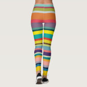 Horizontale Streifen Leggings (Rückseite)