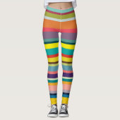 Horizontale Streifen Leggings (Vorderseite)