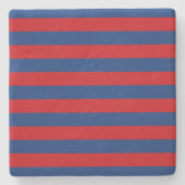 Horizontale Streifen mit großem nautischem Thema Steinuntersetzer (Vorderseite)