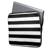 Horizontale Streifen-Neopren-Laptop-Hülse 13 Zoll Laptopschutzhülle (Vorderseite Links)