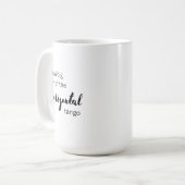 Horizontale Tango Fan-Tasse Kaffeetasse (Vorderseite Links)