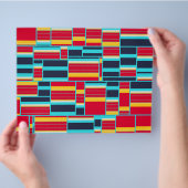 Horizontale und vertikale Streifen Flyer (Hand)