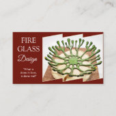 Horizontale Visitenkarte Burgund (Vorderseite)